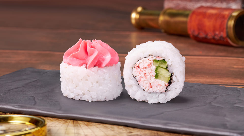 Блюдо Ролл Голландский с крабом меню Мир Суши Ролл Голландский с крабом - Роллы - Мир Суши, Нижнекамск