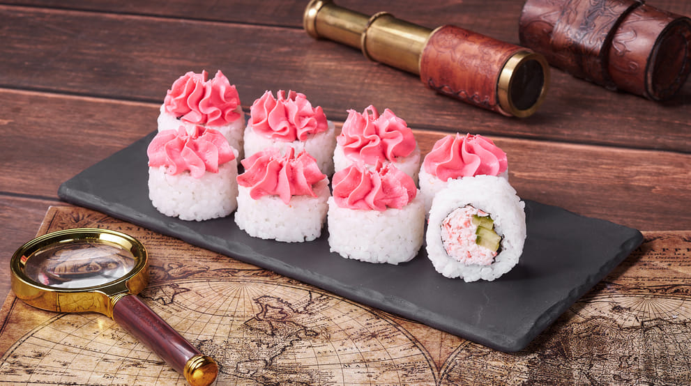 Блюдо Ролл Голландский с крабом меню Мир Суши Ролл Голландский с крабом - Роллы - Мир Суши, Нижнекамск