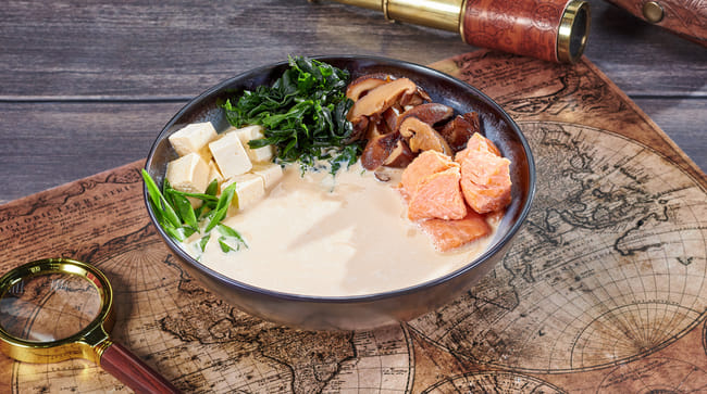 Блюдо Суп Мисо японский сливочный с лососем меню Мир Суши Суп Мисо японский сливочный с лососем Супы и салаты в Екатеринбурге