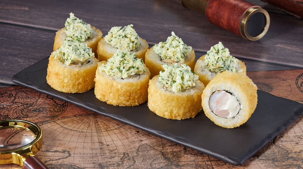 Блюдо Ролл Гонконг меню Мир Суши Ролл Гонконг - Роллы - Мир Суши, Северск