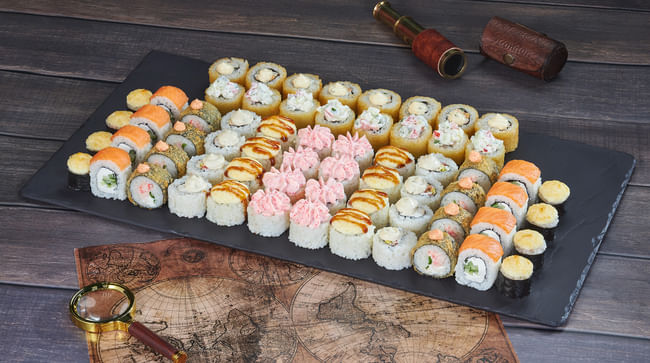 Блюдо Сет Китай меню Мир Суши Сет Китай Сеты в Красноярске