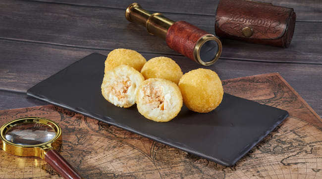 Блюдо Рисовые шарики с курицей меню Мир Суши Рисовые шарики с курицей Закуски в Томске