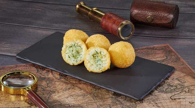 Блюдо Рисовые шарики с сыром меню Мир Суши Рисовые шарики с сыром Закуски в Томске