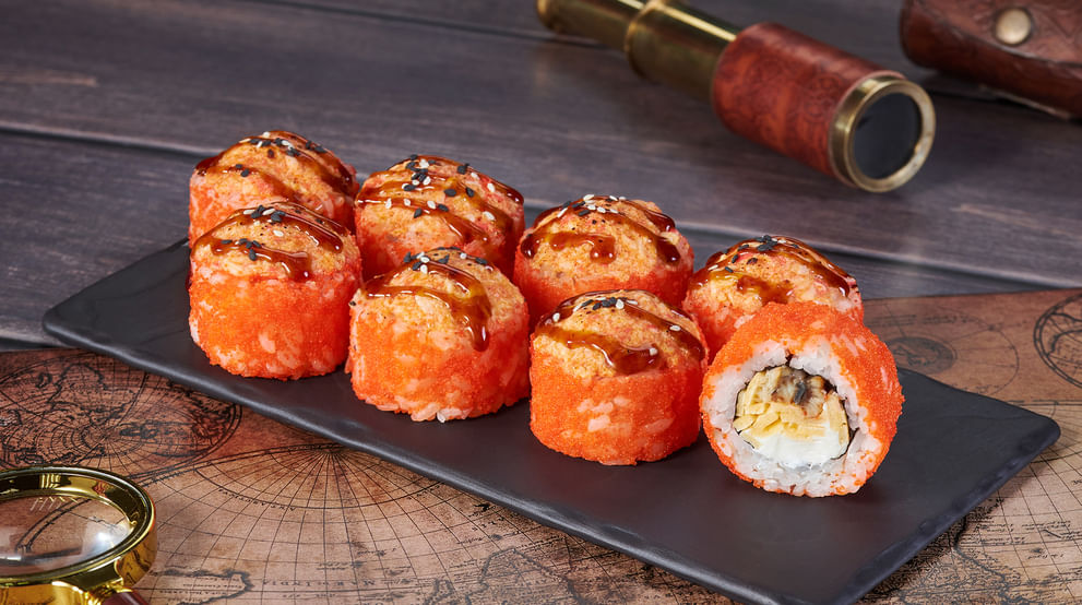 Блюдо Ролл Сингапур меню Мир Суши Ролл Сингапур - Роллы - Мир Суши, Томск