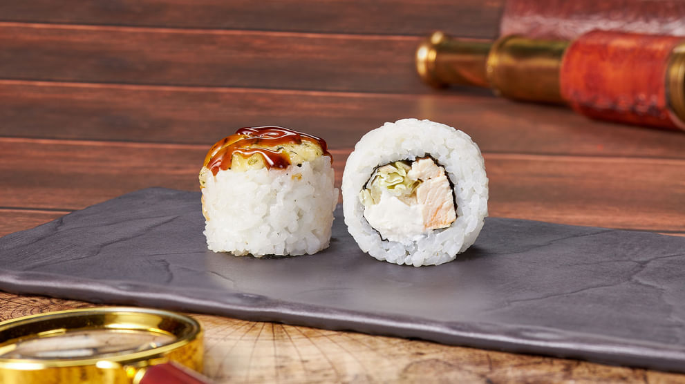 Блюдо Ролл Гонконг с курицей меню Мир Суши Ролл Гонконг с курицей - Роллы - Мир Суши, Томск