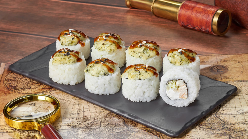 Блюдо Ролл Гонконг с курицей меню Мир Суши Ролл Гонконг с курицей - Роллы - Мир Суши, Томск