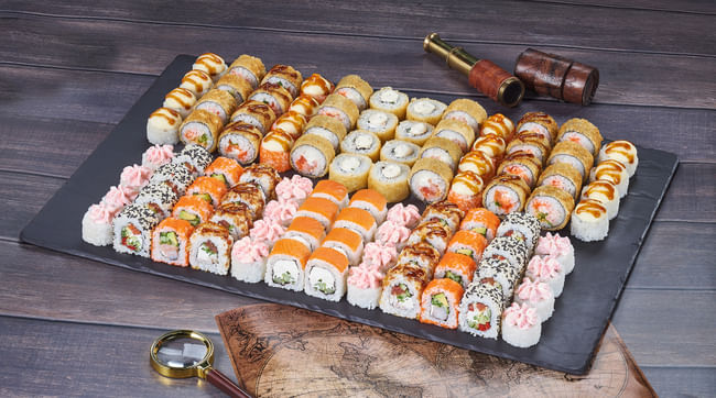 Блюдо Сет Лапландия 3.0 меню Мир Суши Сет Лапландия 3.0 Новогоднее меню в Екатеринбурге