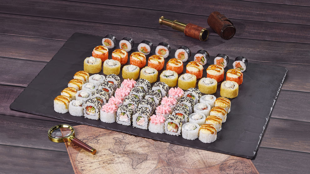 Блюдо Сет Лейден меню Мир Суши Сет Лейден - Сеты - Мир Суши, Подольск