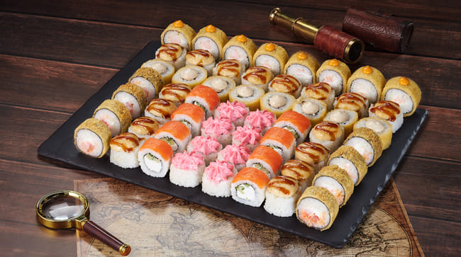 Блюдо Сет Германия меню Мир Суши Сет Германия Сеты в Барнауле