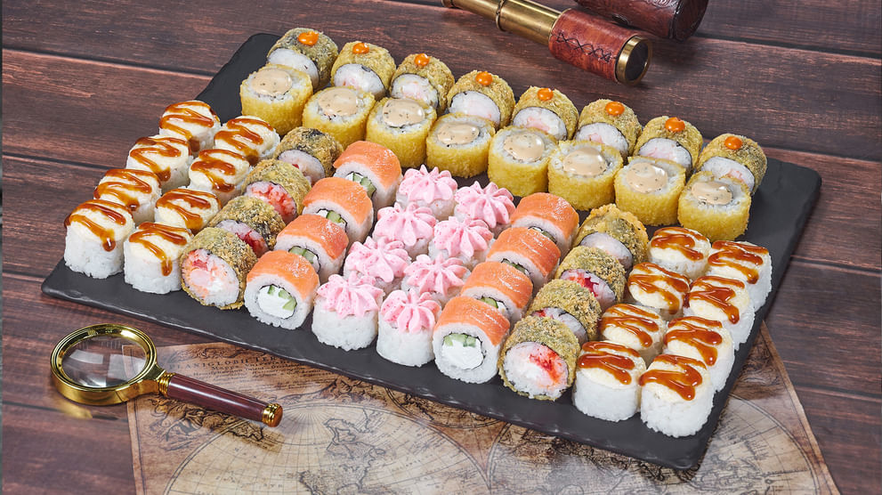 Блюдо Сет Ошава меню Мир Суши Сет Ошава - Сеты - Мир Суши, Нижневартовск