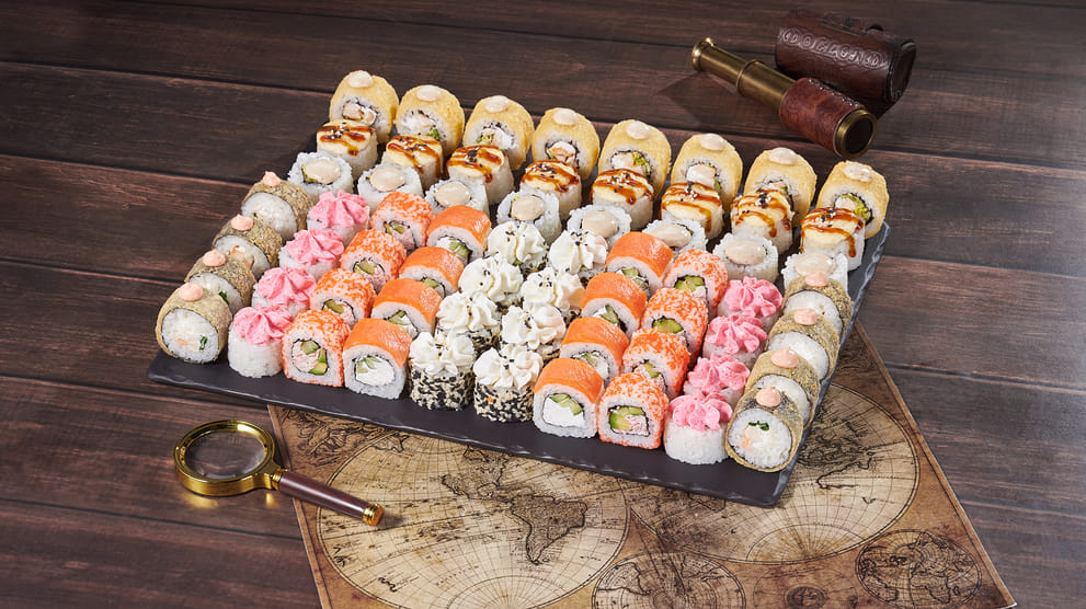 Блюдо Сет Япония меню Мир Суши Сет Япония - Сеты - Мир Суши, Каменск-Уральский