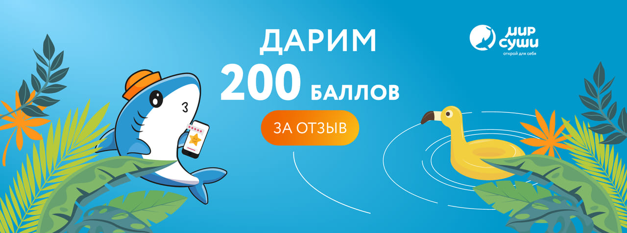 🎁 Дарим 200 баллов за отзыв!